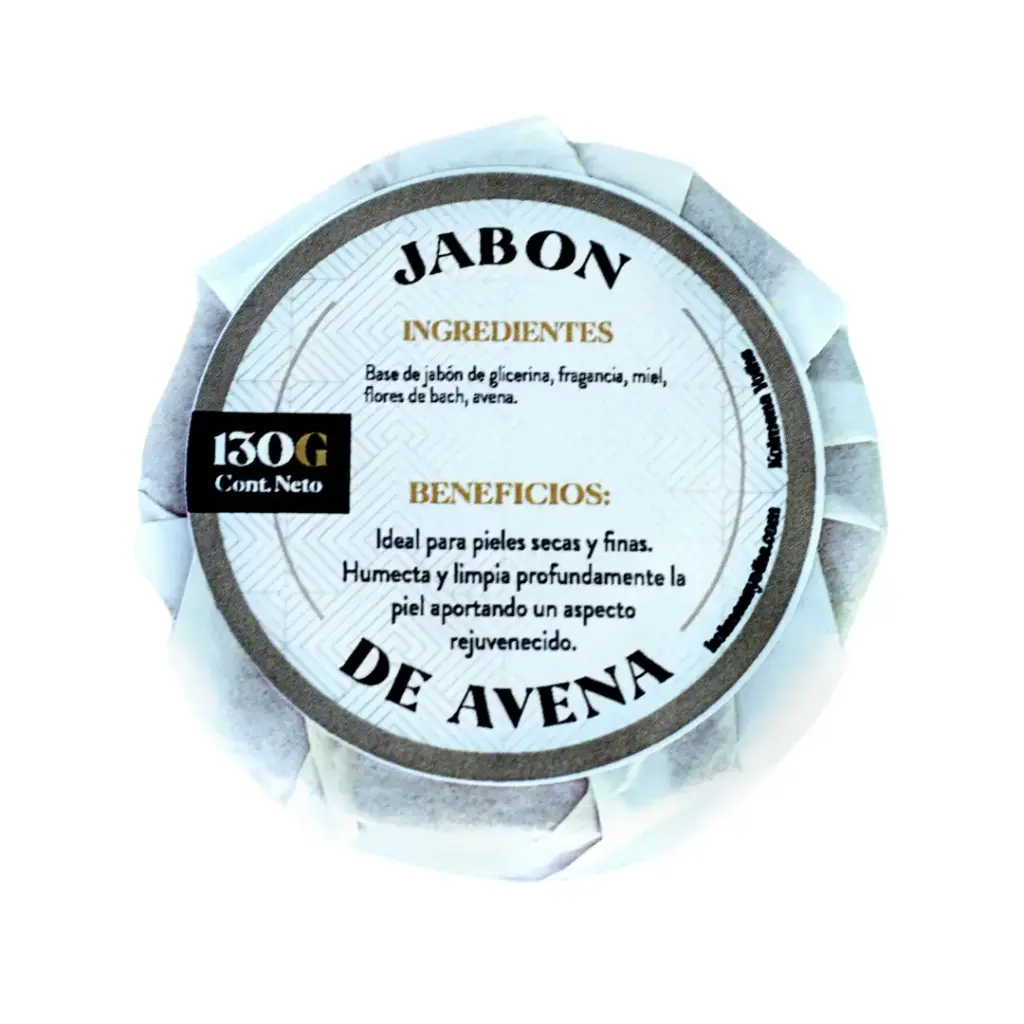 Jabón de Avena y Miel [130 gr]